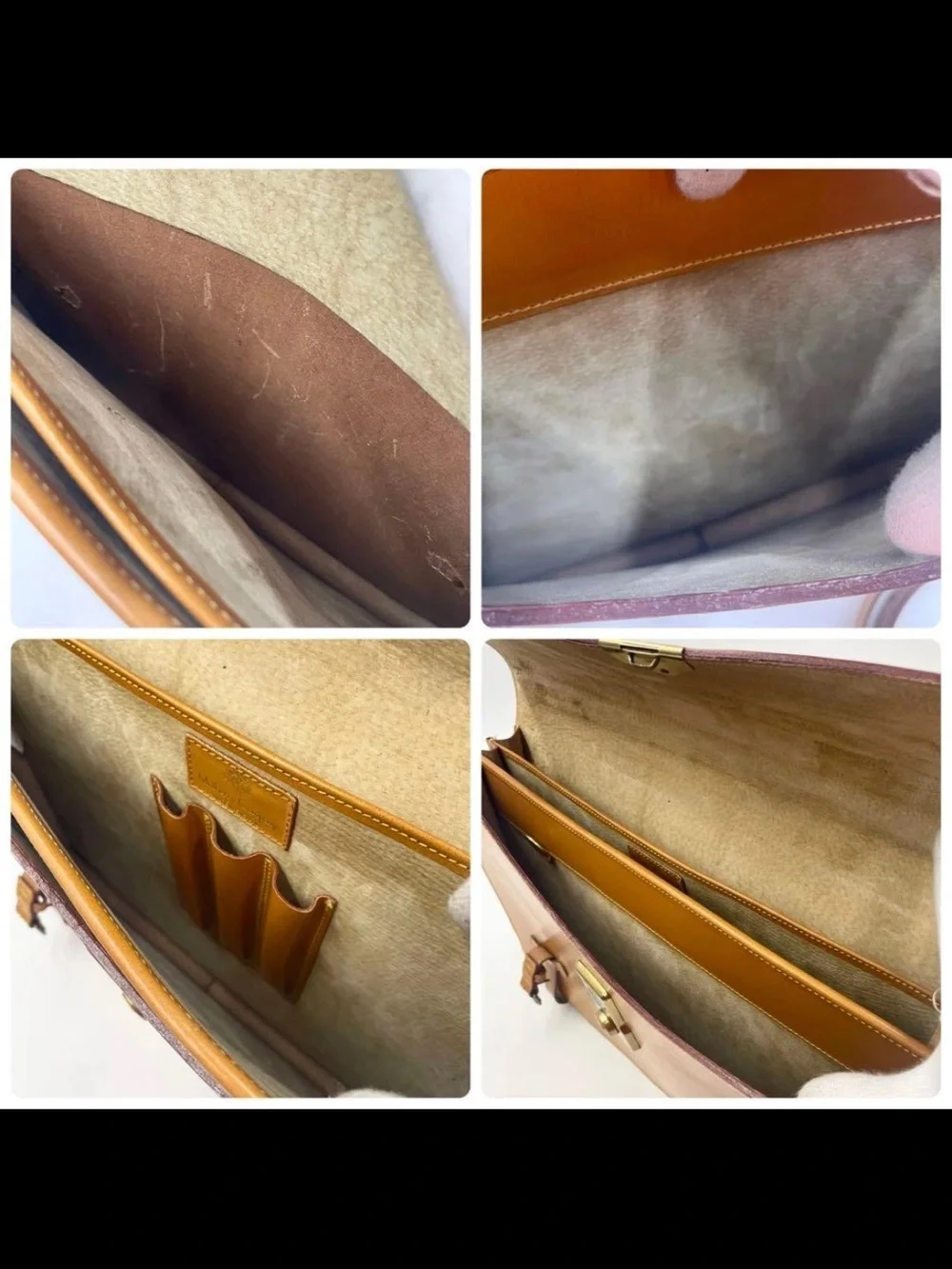 Mulberry Men's Leather Satchel in Warm Tan